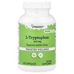L-Tryptophan, 500 mg, 120 Capsules