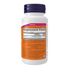NOW Supplements, Vitamin D-3 1,000 IU, 180 Count (Pack of 1), Yellow/Green