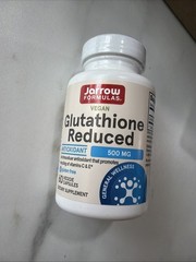 Jarrow Glutathione Reduced antioxidant 500mg 60 caps Exp 2028