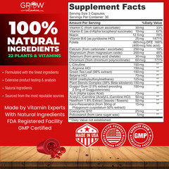 Heart Health & Blood Pressure Supplement 90 Caps Snap Coq10/Hawthorn/Pomegranate