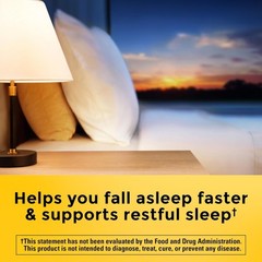 Nature Made Melatonin 5mg Tablets Extra Strength, 100% Drug Free Sleep Aid for A