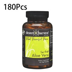 Desert Harvest Super-Strength Aloe Vera, Freeze Dried Aloe Vera – 180 Capsules