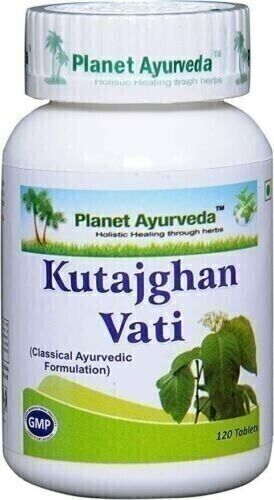 Planet Ayurveda KUTAJGHAN VATI 120 Tablets Free Shipping World wide