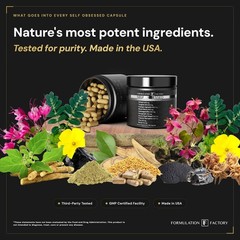 Formulation Factory Self Obsessed Masculine Vitality & Testosterone Support…