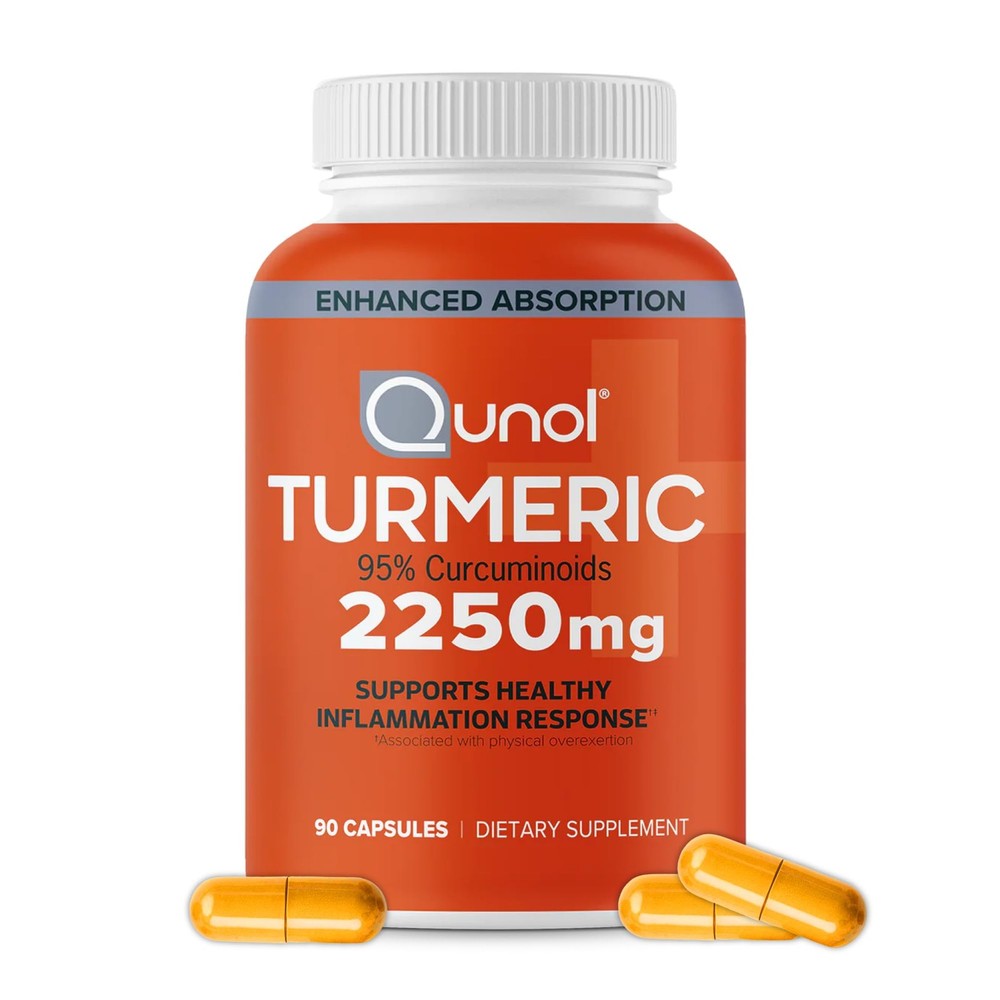 Turmeric Curcumin with Black Pepper 2250mg – Joint Support Supplement 90 Veg
