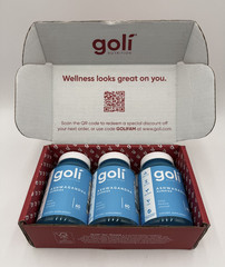 Goli Nutrition Ashwagandha Gummies 3 Pack Dietary Supplement 180ct Exp 10/27 NEW