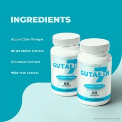 Gutamin 7 Capsules – Digestive Support, Gut Comfort & Balance Supplement -5 Pack