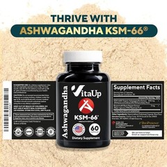 Ashwagandha KSM-66 – USA Made Ashwagandha Supplements with Bioperine – Ashwagand