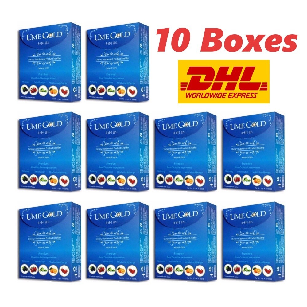 10x UME GOLD Diet Suplement Anti Oxidant Healthy Natural Blood Circulation Detox