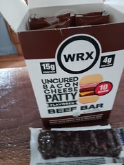 WRX- BEEF JERKY BAR 4 BOXES OF 10 2.1OZ BARS jack links tillamook