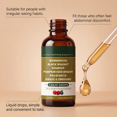 LUMVELLE Wild Harvested Wormwood Herbal Liquid Botanical Supplement Drops 1-5pcs