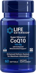 Life Extension Super Ubiquinol CoQ10 with Enhanced Mitochondrial Support 60 sg-