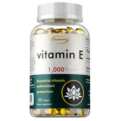 Vitamin E Capsules 1000IU – Anti-Aging, Antioxidant, Skin Care Immune Support