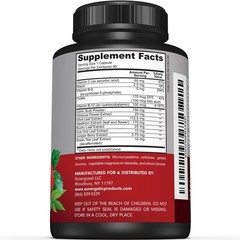 Premium Blood Pressure Support Supplement w/ Garlic Hawthorn & Hibiscus 90 Caps