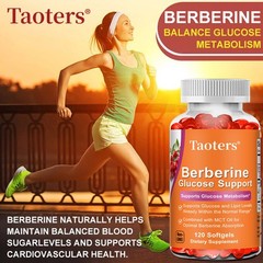 Premium Berberine 30/60/120ct Natural Healthy Cardiovascular Glucose Support