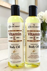 Cococare Vitamin E Antioxidant Body Oil 8.5 fl oz (2 Pack)