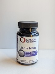 quantum nutrition labs lions mane 90 caps 10/26 exp