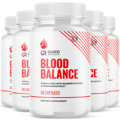(5 Pack) Gluco Regulate Advanced Support Blood Sugar Supplement 300 Capsules