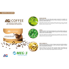 6X 100% Original AG Premium Butterscotch Coffee with Omega-3 By AG Nutrition DHL