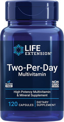 Two-Per-Day Multivitamin, Vitamins B, C, D, Zinc, Packed with over 25 Vitamins,