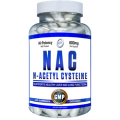 HI TECH N-ACETYL-L-CYSTEINE (NAC) 600 mg Capsules nonGMO USP Grade USA