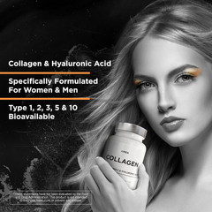 Multi Collagen Peptides Capsules with Hyaluronic Acid and Vitamin C – 5 Types…