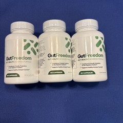 Gut Freedom Probiotic Dietary Supplement 180 Capsules , Pack of 3 Exp 2 / 2028