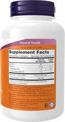 NOW Foods Lecithin 1200mg 100 Softgels Non-GMO Phosphatidyl Choline Supplement