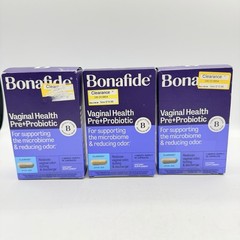 3 Boxes Bonafide Clairvee Vaginal Health Pre + Probiotic 15ct Exp 04/2027 New
