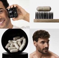 Vegan Hair, Skin, and Nails Supplement for Men – 90 Count, Gluten-Free, Non-GMO