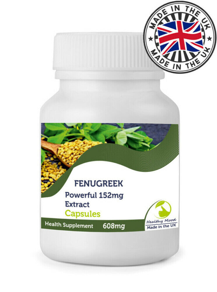 Fenugreek 608mg Extract Capsules Pills – Choose Pills Quantity