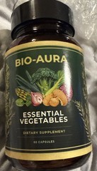 2- Pak Essential Vegetables Bio-Aura 120Capsules 3-6 Capsules Daily..