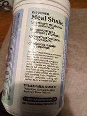 Fit & Lean Meal Shake, Fat Burning 16 Ounce Chocolate Milkshake 7/27