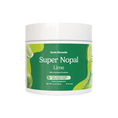Super Nopal Powder, Lime Flavor, Exclusive Formula with Nopal, and Vanadyl Sulfa