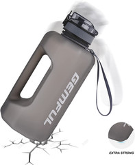 74Oz Water Bottle with Handle Half Gallon Bpa-Free Sports Jug for Gym