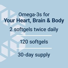 Comprehensive Omega-3 Formula: 120 Softgels with EPA/DHA, Lignans & Krill Oil