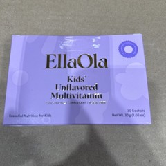 EllaOla Toddlers Unflavored Multivitamin Supplement 30 Sachets Exp 1/28