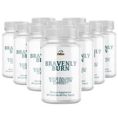 Bravenly Burn- Blood Sugar Support- 10 Bottles- 600 Capsules