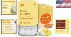 GABA L-Theanine Stress Supplement with Vitamin D3 – Non-Drowsy, Functional Ca…