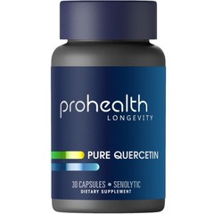 ProHealth Pure Quercetin 500 mg, 30 Capsules Doctor Formulated, Triple Lab Te…
