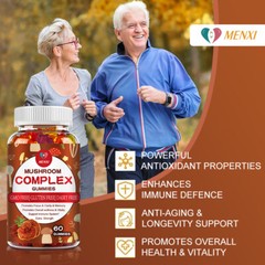 10x Mushroom Complex Supplement, Lions Mane, Reishi, Shiitake, Immune Capsule