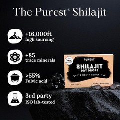 Pure Himalayan Shilajit | 100% 120 Count (Pack of 1), Altai Drops 120ct