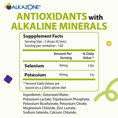 Alkaline Mineral Drops for pH Balance – 1.25 Oz Portable Pack, Yields 10 Gallons