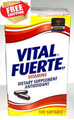 Vital Fuerte Vitamins VITAMINAS Y MINERALES 100 Softgels Antioxidant