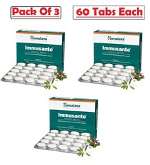 Himalaya Immusante Tablets Pack Of 3 x 60 Tabs Each Box Free Ship 2028