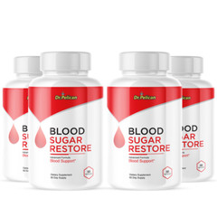 Blood Sugar Restore- Blood Support- 4 Bottles- 240 Capsules