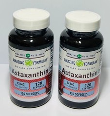 Amazing Formulas Astaxanthin 12 mg 120 PILLS DUO PACK ✌️💊
