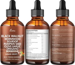 14-in-1 Berberine with Ceylon Cinnamon Supplements Liquid Drops, 2 FL OZ | Li…