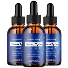 (3 Pack) Neuro Tyde Nootropic Brain Health Support Drops NeuroTyde 90 Servings
