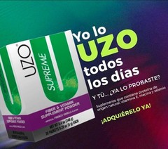 Uzo Supreme OMNILIFE Caja Con 30 Sobres (vitamina B3), selenio y vitamina E.